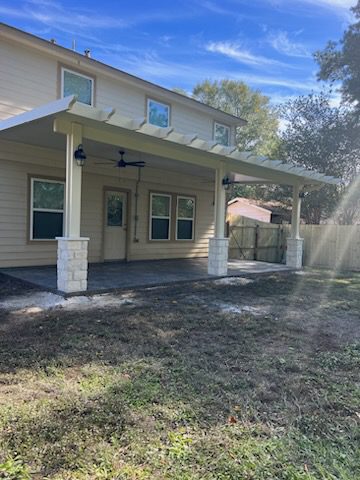 Aluminum patio cover built in Katy TX