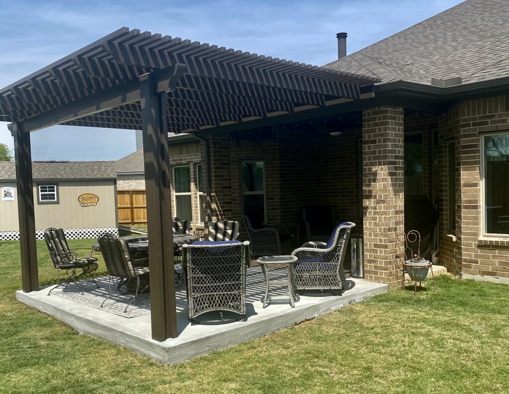Aluminum pergola company in Houston, TX