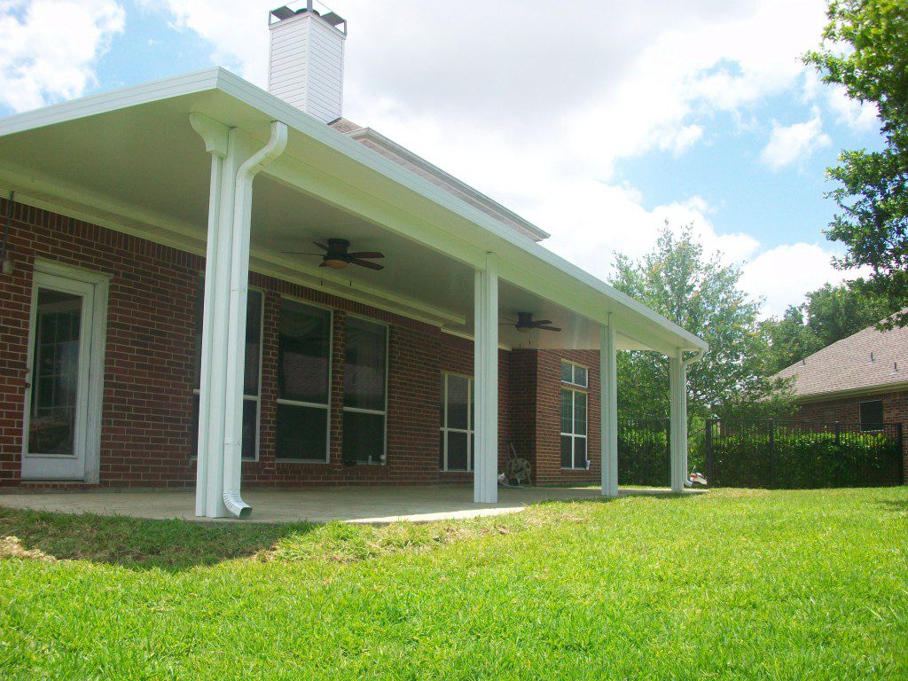 Covered patio in Houston TX