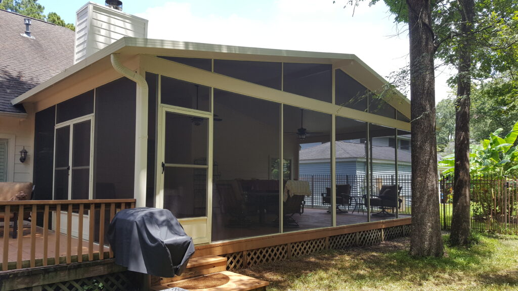 patio enclosure in downtown houston tx